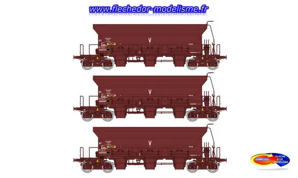 Set 3 trémies F70 Uas Ballast Ep.IV REE