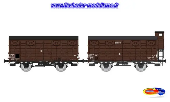 Set de 2 COUVERTS OCEM 19 SNCF Ep.III B