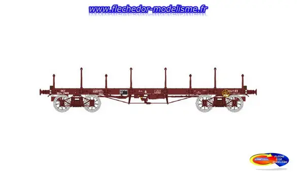 Wagon PLAT TP ranchers SNCF Ep.IIIB REE
