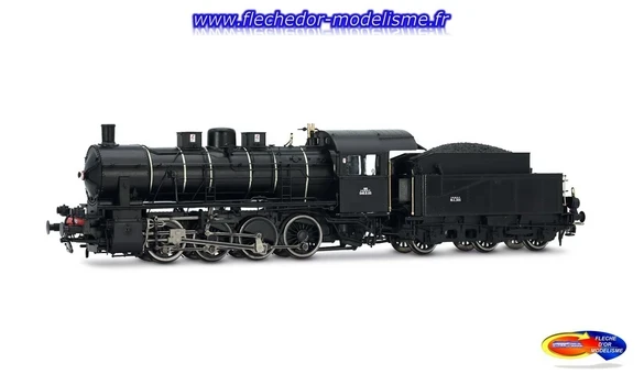 Loco. vapeur 040 D 65 noire Ep.III JOUEF