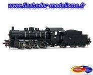 Loco. vapeur 040 D 65 noire Ep.III JOUEF