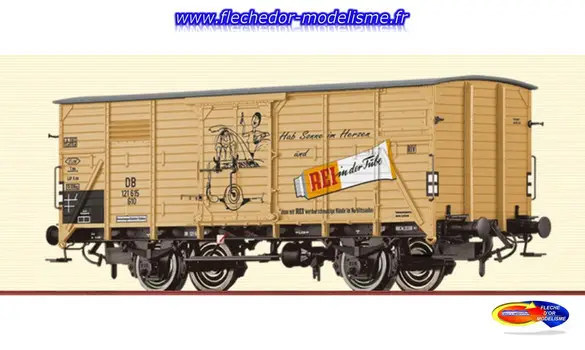 Wagon couvert G10 REI... DB EpIII BRAWA