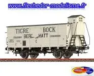 Wagon à bière Tigre Bock SNCF EpII BRAWA