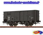 Wagon couvert brun Ep.III SNCF BRAWA