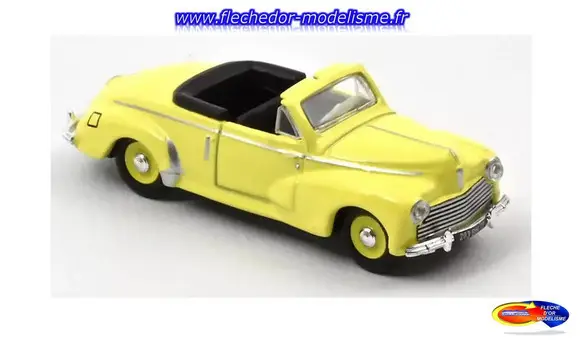 Peugeot 203 Cabriolet 1952 jaune NOREV