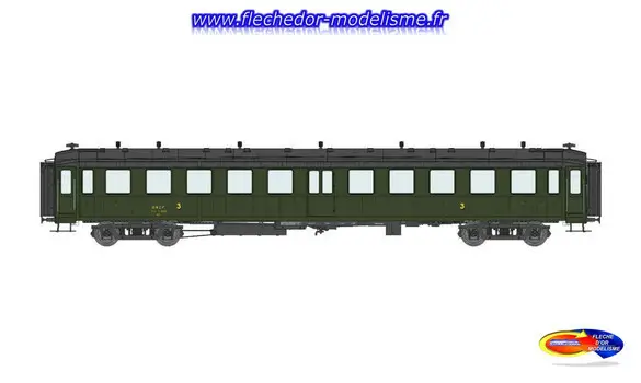 Voiture BACALAN 3cl SNCF Ep.IIIA REE