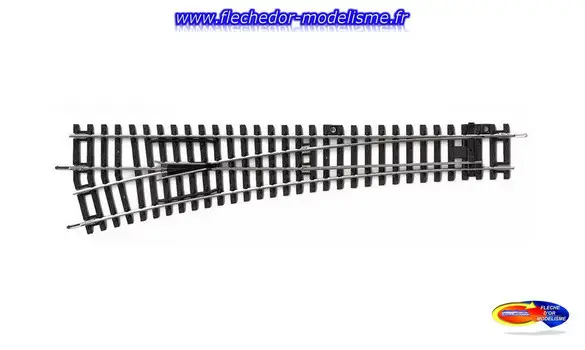 Aiguillage gauche 239 mm PIKO