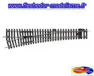 Aiguillage gauche 239 mm PIKO