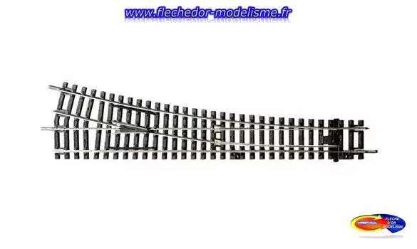 Aiguillage droit 239 mm PIKO