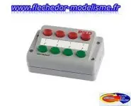 Boitier de commande 4 aiguillages PIKO