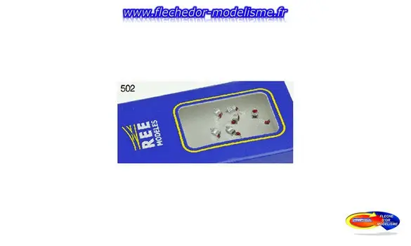 6 lanternes de fin de convoi ALU REE