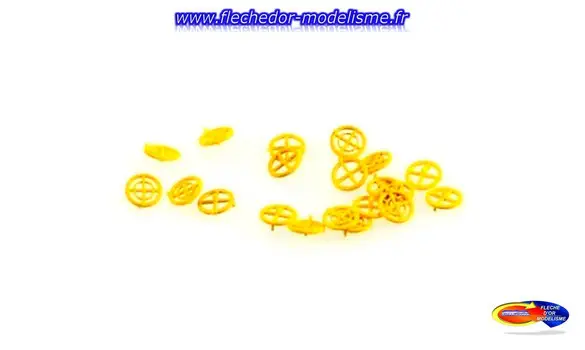 20 volants de freins jaunes REE