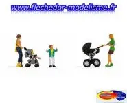 Mères avec enfants et poussettes NOCH