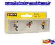 3 jeunes couples d'amoureux NOCH