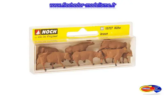 7 vaches brunes NOCH