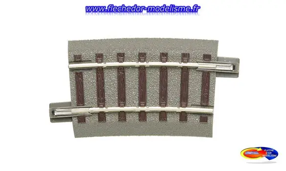 Rail courbe R3 7,5° ROCO