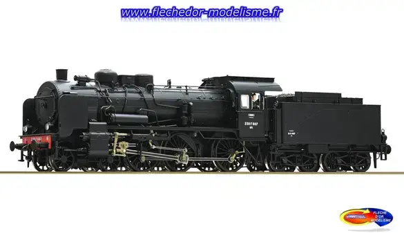 Loco. Vapeur 230 F 607 son SNCF ROCO