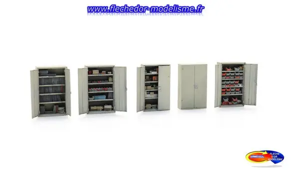 5 armoires à outils pour atelier ARTITEC