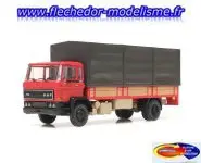 Camion DAF 1982 rouge et toile ARTITEC