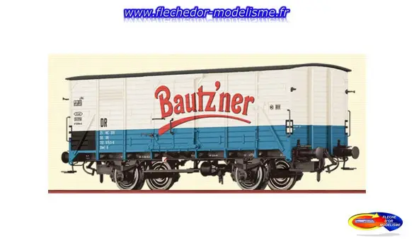 Wagon couvert G Bautz'ner DR Ep.IV BRAWA