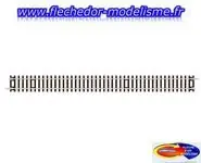 Rail droit rigide long. 335 mm PECO