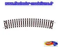 Rail courbe R2 22,5° ; 16 au cercle PECO