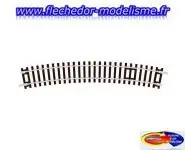 Rail courbe R3 22,5° ; 16 au cercle PECO