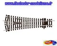 Aiguill. symétrique 11,25° 170 mm PECO