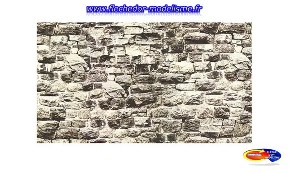 Feuille décoration Mur de granit NOCH