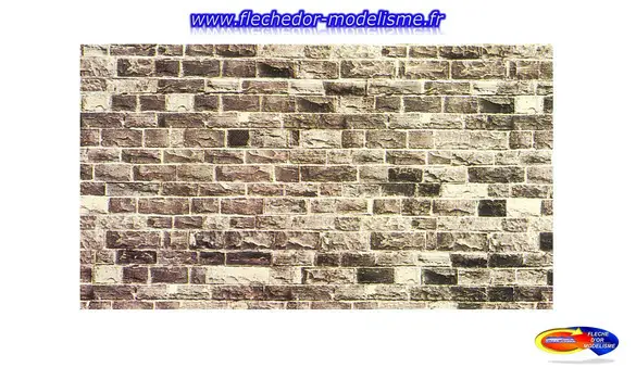 Feuille décoration Mur de basalte NOCH