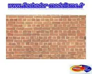 Feuille décoration Mur de briques NOCH