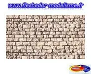 Feuille décoration pierre de taille NOCH