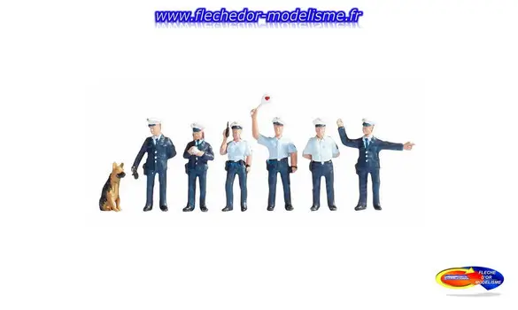 Agents de police uniforme bleu NOCH