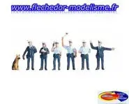 Agents de police uniforme bleu NOCH