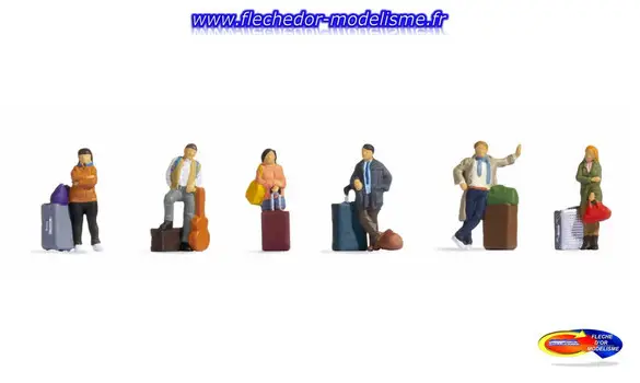 6 voyageurs avec bagages NOCH
