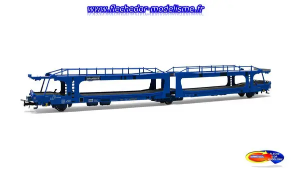 Wagon porte-auto. 3 essieux Ep IV JOUEF