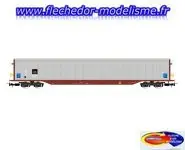 Wagon à parois coulis. SNCF Ep. VI JOUEF