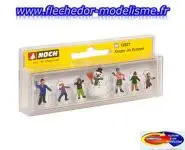 Enfants jouant à la neige NOCH