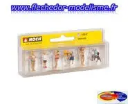 6 figurines "voyeurs" NOCH