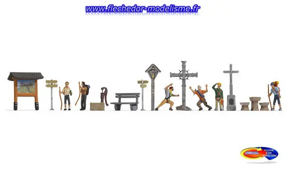 Figurines thématiques "Montagne" NOCH