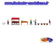 Figurines thématiques Stand légumes NOCH