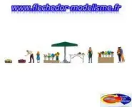 Figurines thématiques Stand fleurs NOCH