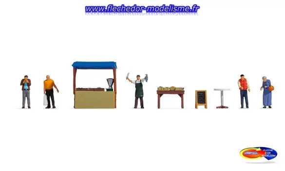 Figurines thématiques Stand poisson NOCH