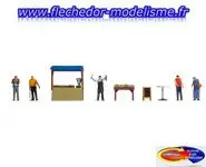 Figurines thématiques Stand poisson NOCH