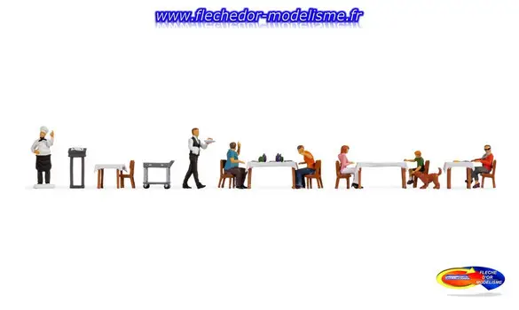 Figurines thématiques "Restaurant" NOCH