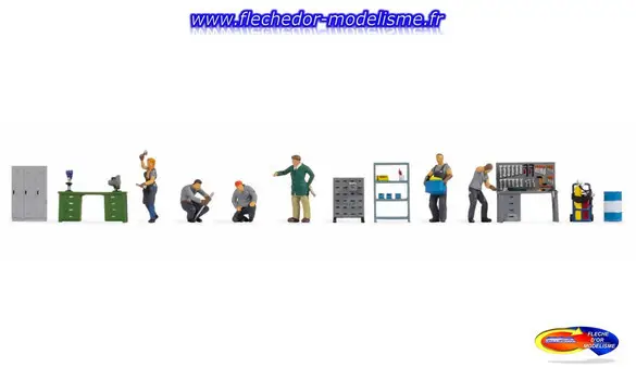 Figurines thématiques "Atelier" NOCH