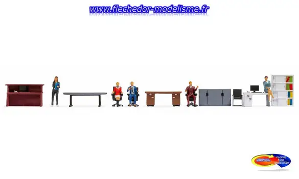 Figurines thématiques "Bureau" NOCH