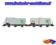 2 wagons citerne BP SNCF Ep.IV JOUEF