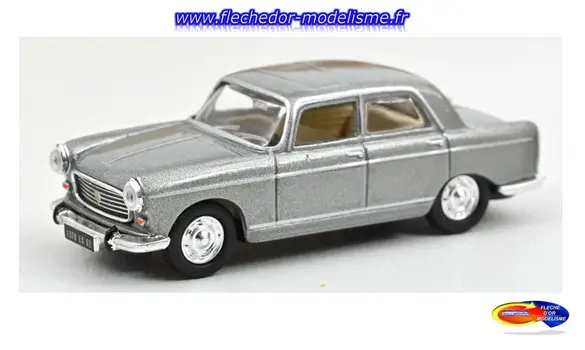 Peugeot 404 1968 Gris métallisé NOREV