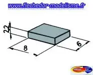 Paquet de 6 aimants ROCO